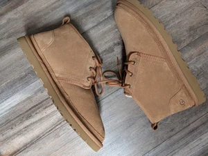 NWOB NEW UGG® Men's Neumel Classic Boots - CHESTNUT - SIZE 10 Free Shipping - Picture 1 of 6