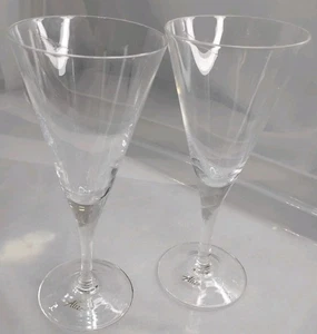 Alizé by Christofle Pair of Crystal Champagne Flutes • Fine French Crystal • Lux - Picture 1 of 5