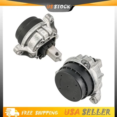 Set of 2 Front Left Right Motor Mounts For 2011-2013 2014 BMW 535i 2011 BMW 528i - Image 1 of 4