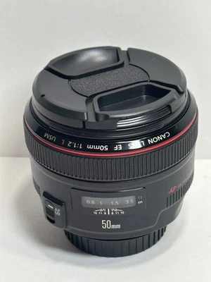 Lente Canon EF 50 mm F/1,2 L USM Prime Foto 1 de 4