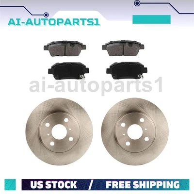 Kit de rotores de freno delanteros y pastillas de freno para Toyota Echo 2001 2002 2003 2004 2005 Foto 1 de 4