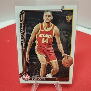 Asa Newell 2025-26 Topps Rookie Card RC #223 Atlanta Hawks - Picture 1 of 2