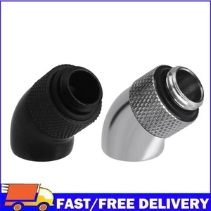 G1/4 Screw Thread 45 Degree Elbow Rotation Brass Adapter Connector Fitting - Afbeelding 1 van 18