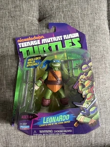 Nickelodeon Teenage Mutant Ninja Turtles Leonardo Action Figure Playmates Toys - Foto 1 di 14