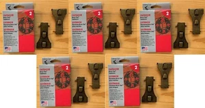 (5) 2er Pack Standardgröße 2-3/4" Metall Ziegel Clip Kranz Befestigung Haken - Bild 1 von 7