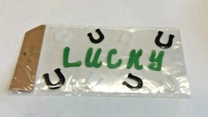 Happy St Patrick's Shamrock Day Green Shamrock Irish  Window Gel Sticker Cling  - Picture 1 of 1