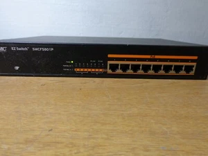 SMC Networks 8-port 10/100 Unmanaged PoE Switch SC-SMCFS801P - Picture 1 of 3