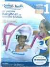 Swimschool Level 1 My Unicorn Baby Boat with Removable Sunshade, For 6-18 Months