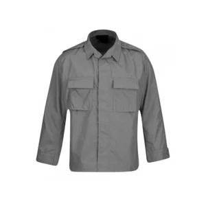 Lot (2) TACTICAL CARGO SHIRT SIZE M MILITARY UNIFORM WORK PUBLIC SAFETY GRAY USA - Picture 1 of 5