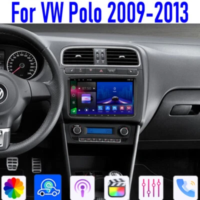 9'' For VW Polo 2009-2013 Head Unit Car Radio Stereo CarPlay Android GPS 4-64GB - image 1 of 4