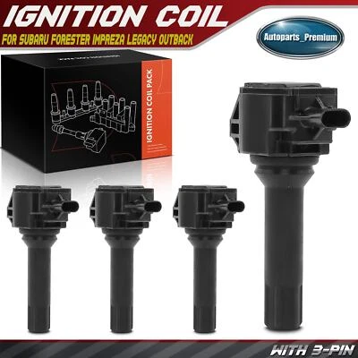 4 катушки зажигания для Subaru Forester Impreza Legacy Outback Scion FR-S 2,5 л 2,0 л - Изображение 1 из 4