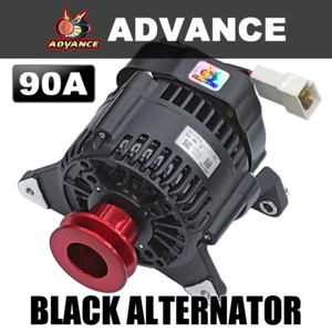ADVANCE 90A BLACK ALTERNATOR HIGH OUTPUT for Rover mini , Model with A/C - Picture 1 of 4