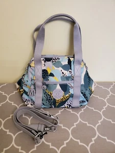 Kipling medium multicolour floral pattern top handle crossbody tote bag New - Picture 1 of 12