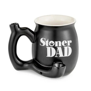 Taza de café Fashioncraft cerámica novedad - Taza divertida para regalo - Stoner Dad negra - Imagen 1 de 1
