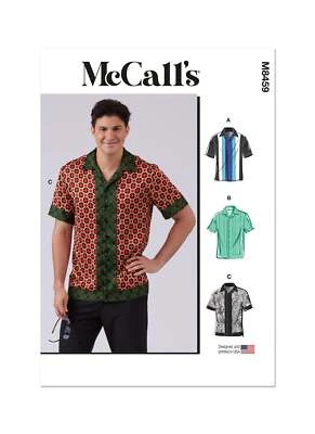 McCall’s Men's Shirt Sewing Pattern M8459 - Image 1 of 4