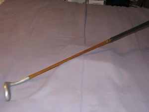 "VINTAGE-- Otey Crisman Hickory Schaft Putter Vintage Mod H 19 Hammer R/H 35"" - Bild 1 von 14