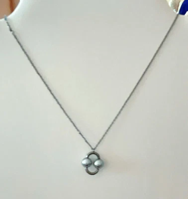 Juego de pendientes y colgantes Kate Spade "Nouveau Pearls", gris-multi, nuevo con etiquetas $58 Foto 1 de 4