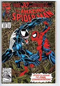 The Amazing Spider-man #375 March 1993 Marvel NMNT Gold Holographic 30th Cover - Picture 1 of 2