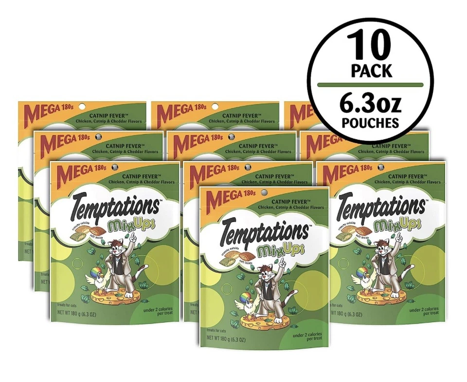 Temptations MixUps Catnip Fever Cat Treats - 30oz