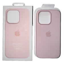 Genuine Original Apple Silicone Case for Apple iPhone 14 Pro Only Chalk Pink