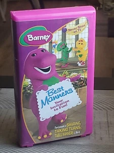 Barney “Best Manners” Your invitation to Fun  2003 VHS Tape - Picture 1 of 6
