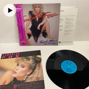 Samantha Fox Touch Me 1986 Japan 12 Inch EP Vinyl w/Obi Insert Calender NM - Picture 1 of 13