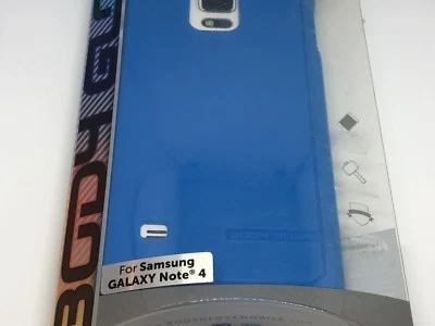 Funda Body Guante SATINADO para Samsung Galaxy Note 4 - Azul y Negro Foto 1 de 2