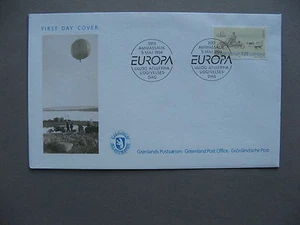 DENMARK GREENLAND, cover FDC 1994, Europe CEPT, dog car postal transport - Picture 1 of 1