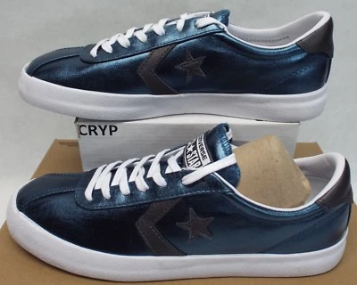 New Womens 11 Converse Breakpoint OX Metallic Blue Shoes $60 157799C - Image 1 of 4