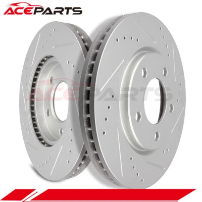 2006 年 2007 年 DODGE RAM 1500 DRILLED & SLOTTED 前刹车马达 — 第 1/4 张图片