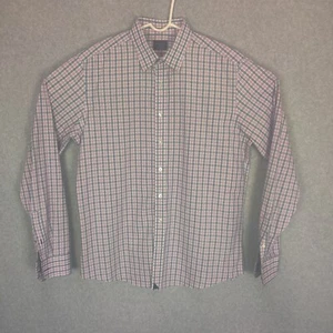 Untuckit Button Down Men Large Tall Plaid Multicolor Long Sleeve Cottton - Picture 1 of 12