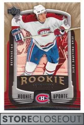 2005-06 UD Rookie Update #151 Jean-Philippe Cote Rookie /1999 Montreal Canadiens - Image 1 of 2
