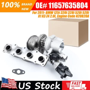 Turbocharger 11657630462 for BMW X1 X3 Z4, N20 320i 328i 428i 520i 528i Turbo - Foto 1 di 12