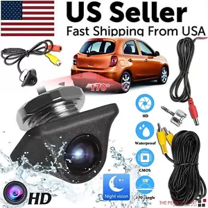 Car Rear View Reverse Camera Parking Backup Cam HD Night Vision Waterproof 170° - Picture 1 of 22