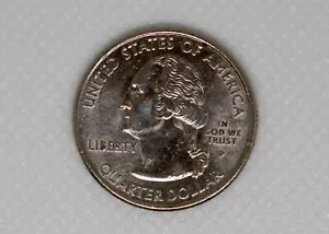 2002 P Tennessee State Quarter Mint Error Obverse Double Die on Dollar 5.7 Grams - Picture 1 of 5