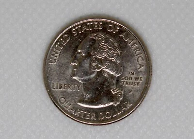 2002 P Tennessee State Quarter Mint Error Obverse Double Die on Dollar 5.7 Grams - Image 1 of 4