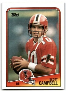 1988 Topps Scott Campbell Football Cards #384
