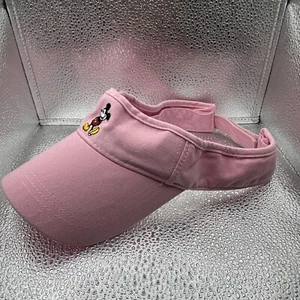 Walt Disney Parks Mickey Mouse Visor Retro/Vintage Authentic Adult Light Pink - Picture 1 of 5