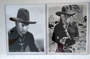 Hopalong Cassidy (William Boyd) 2 impresiones fotográficas sin tapa - Imagen 1 de 1