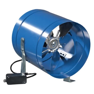 Wandhalterung Inline Lüfter 250mm Rohrlüfter mit Halterung IPX4 VKOM 1070 m³/h - Bild 1 von 1