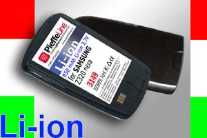 Per samsung SGH z320 z 320 batteria Li.ion 850mAh NERA - Imagen 1 de 1