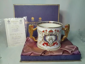 GRANDE 8,75" Ancho Paragon PRINCESA ANNE MATRIMONIO Edición Limitada #21 Loving Cup Caja Certificado de Autenticidad - Imagen 1 de 17