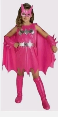 Rubies Pink Batgirl Childs Costume Girls Small (4-6)     B0330 - Image 1 of 4