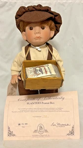 LEE MIDDLETON PLANTERS PEANUT BOY PUPPE 1996 - ORIGINAL ETIKETT NEUWERTIG IN BOX - Bild 1 von 5