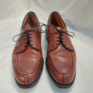 Allen Edmonds Bradley Derby Herren 10,5 D braun Leder geteilte Zehe elegante Schuhe USA - Bild 1 von 12