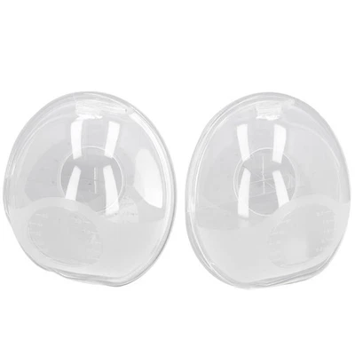 2PCS Wearable Breast Milk Collector Leak Proof Silicone Nipple Cup for Mothers - Image 1 of 4