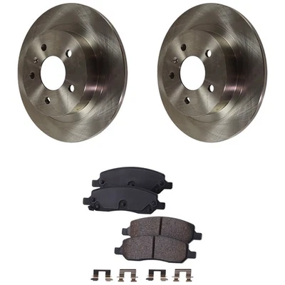 Rear Brake Disc Rotors and Pads Kit for Buick Lucerne Cadillac DTS 2006-2011 - Image 1 of 4