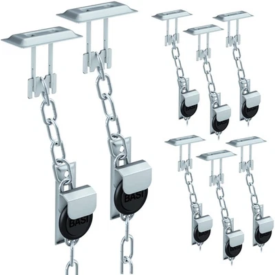 Basi 4 x Gitterrostsicherung GS100 Einbruch-Sicherung Lichtschacht Zusatz Kette - Bild 1 von 4