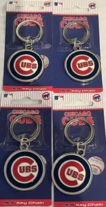 Neu Chicago Cubs MLB Fanatix selten Metall Schlüsselanhänger lizenziert neu in Verpackung Familie Menge 4 - Bild 1 von 4