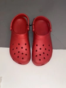 Crocs Classic Clogs Mens Size 9 (Womens 11) Varsity Red - Picture 1 of 6